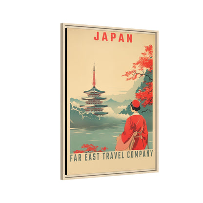 Japan Far East Travel Company Vintage Poster | Museum-Quality Fine Art Print