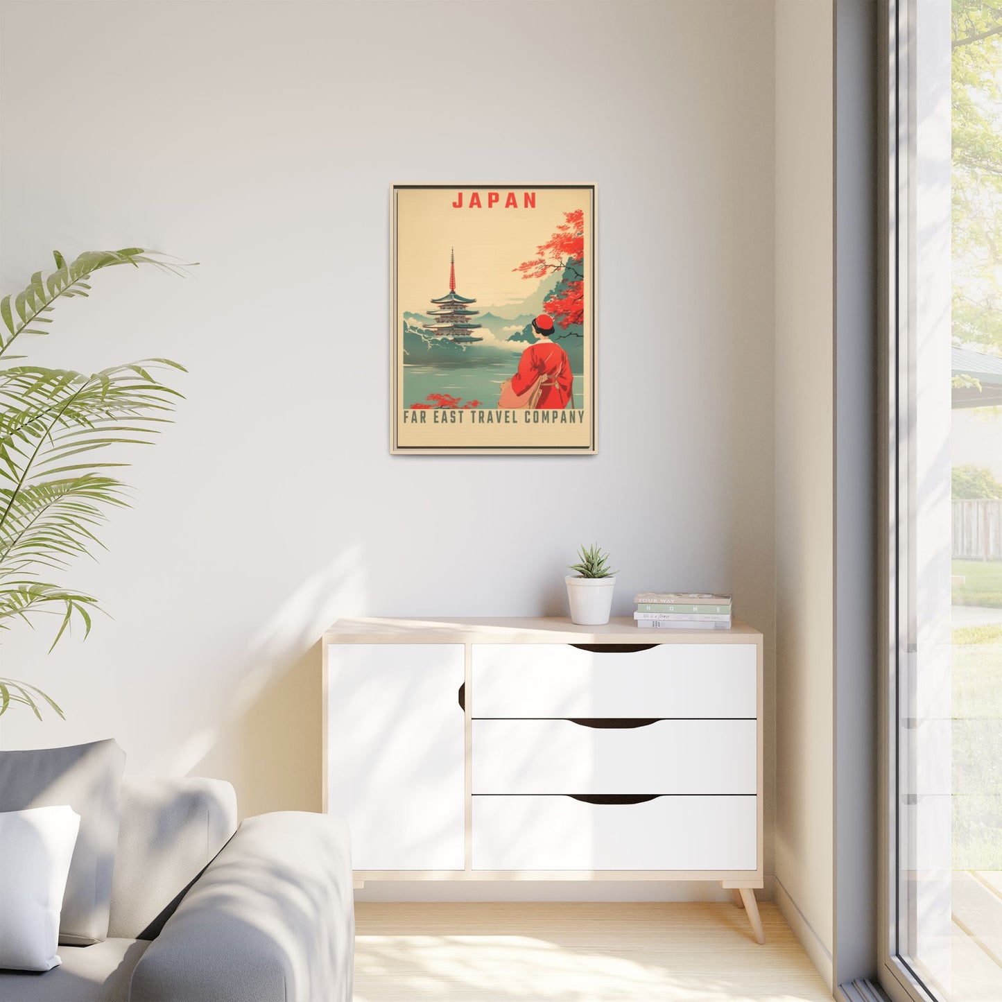 Japan Far East Travel Company Vintage Poster | Museum-Quality Fine Art Print