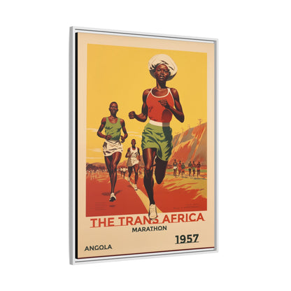 Trans-Africa Marathon 1957 Vintage Poster | Fine Art Print