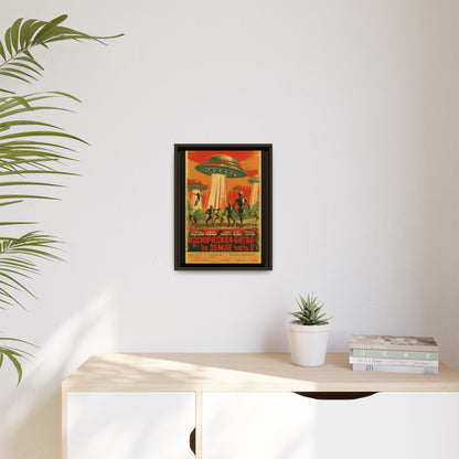 Russian Sci-Fi Alien Invasion Vintage Poster | Museum-Quality Fine Art Print