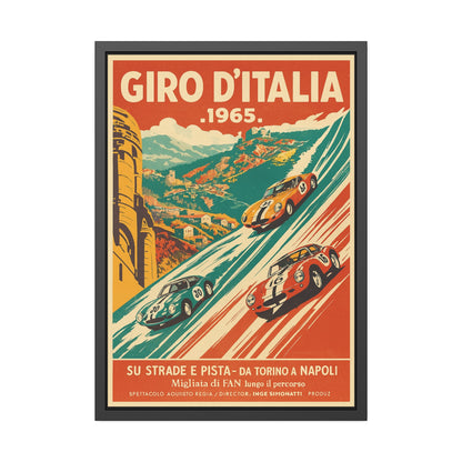 Vintage Velocity Framed Poster | Museum-Quality Fine Art Print