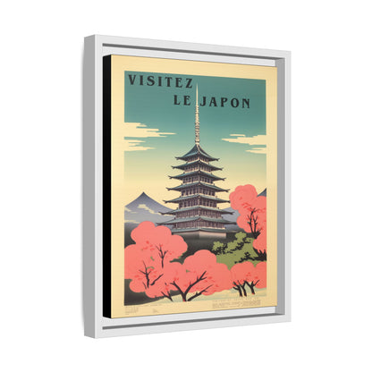Visitez le Japon Japanese Travel Vintage Poster | Museum-Quality Fine Art Print