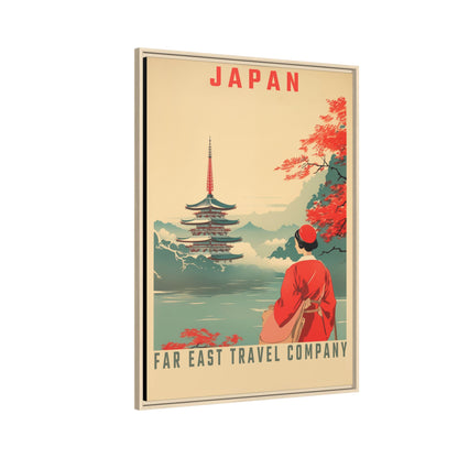 Japan Far East Travel Company Vintage Poster | Museum-Quality Fine Art Print