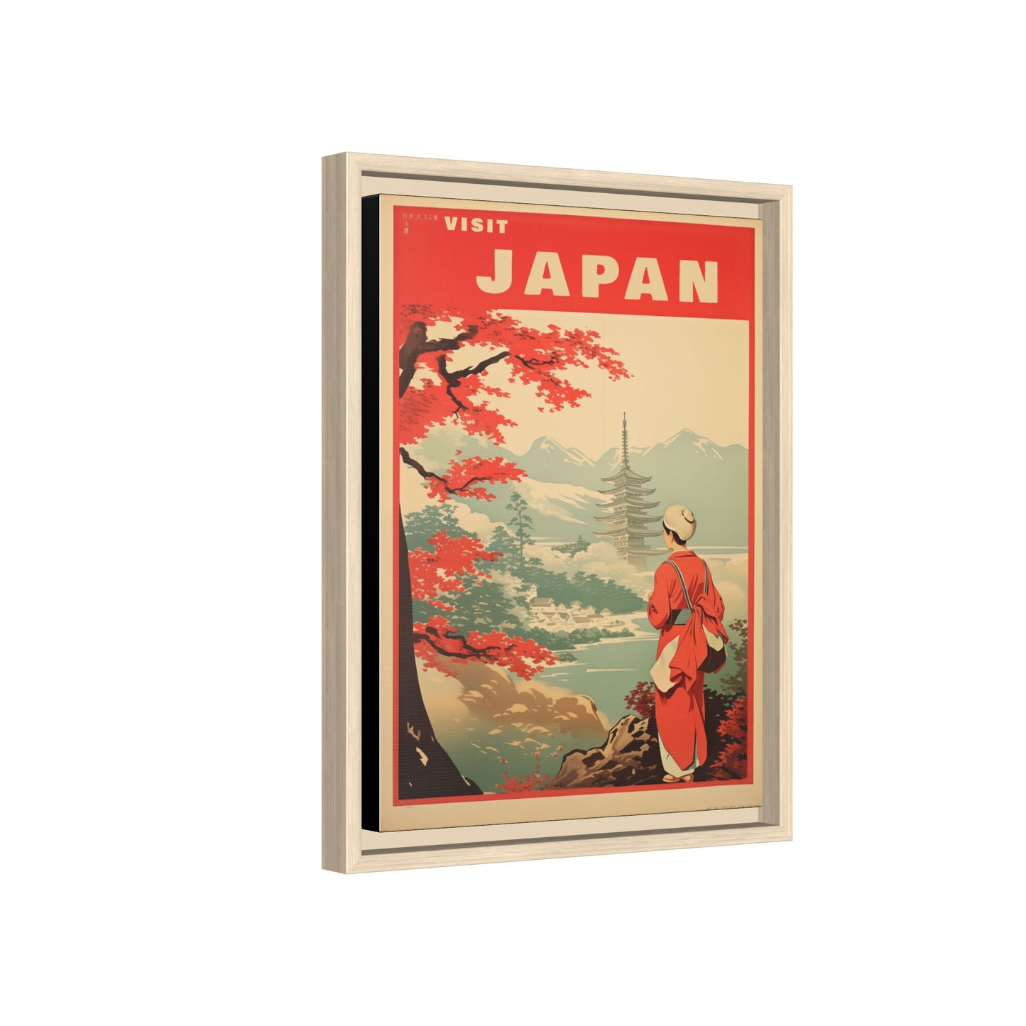 Visit Japan Vintage Poster | Museum-Quality Fine Art Print