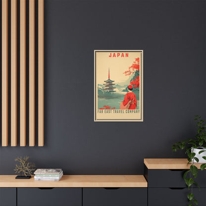 Japan Far East Travel Company Vintage Poster | Museum-Quality Fine Art Print