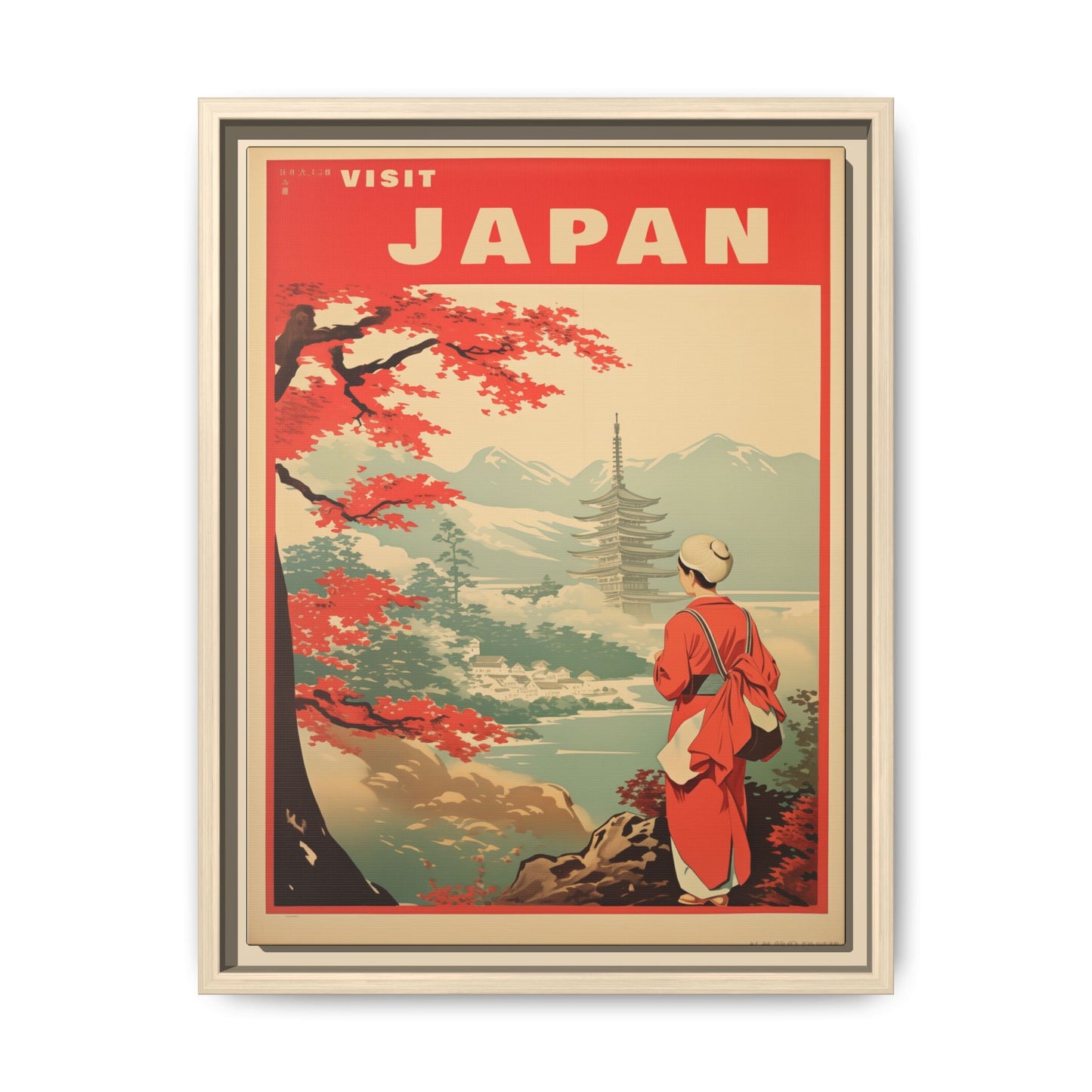 Visit Japan Vintage Poster | Museum-Quality Fine Art Print
