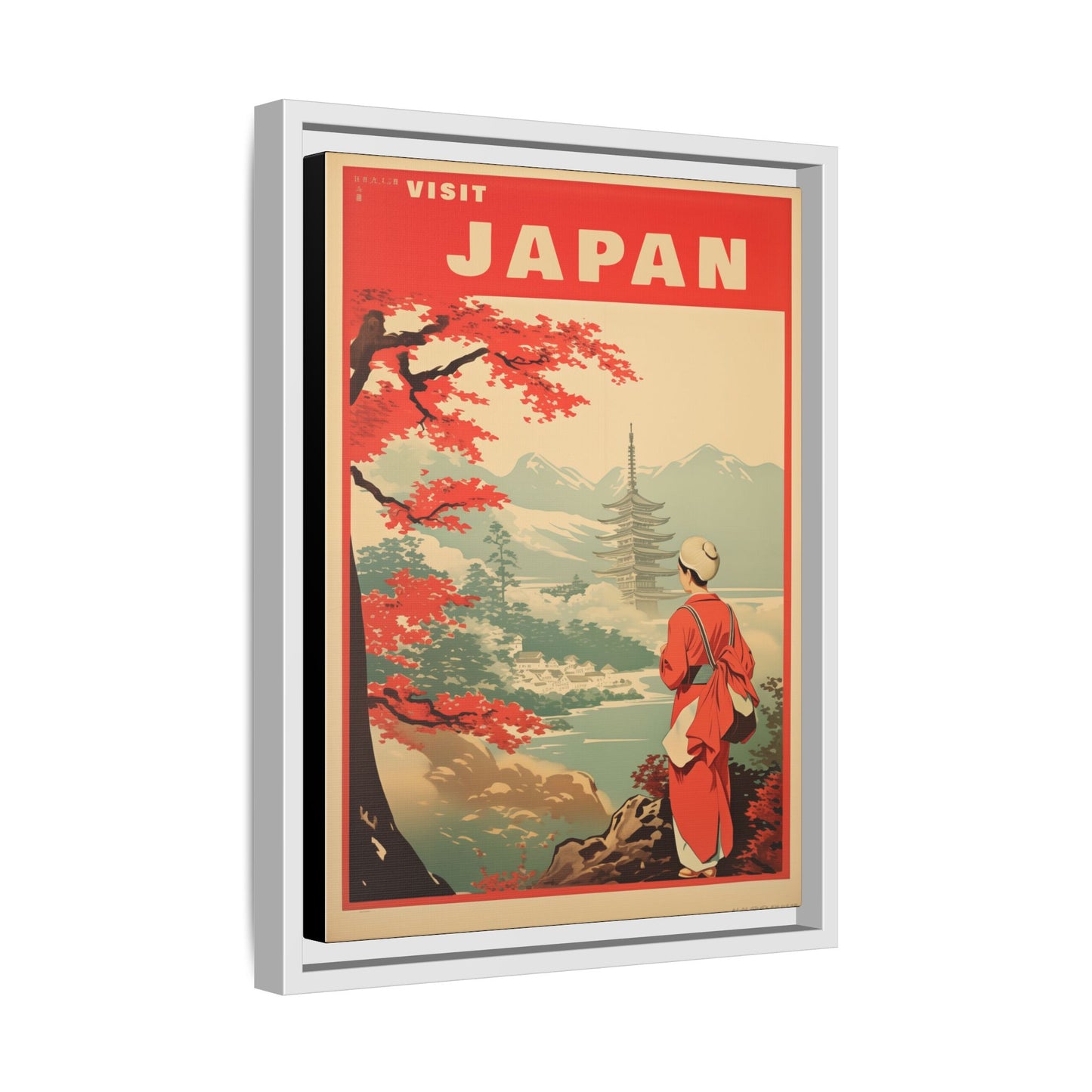 Visit Japan Vintage Poster | Museum-Quality Fine Art Print