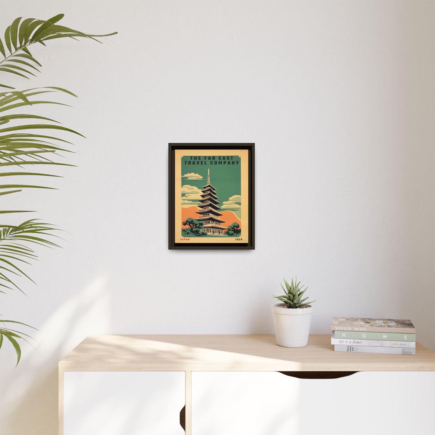 Japan Pagoda Vintage Poster | Museum-Quality Fine Art Print