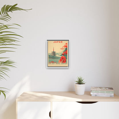 Japan Far East Travel Company Vintage Poster | Museum-Quality Fine Art Print