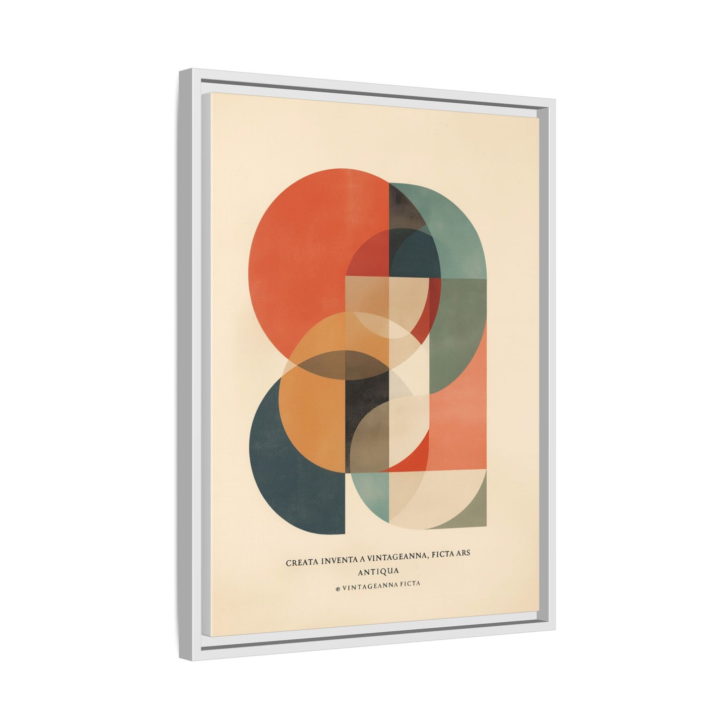 Abstract Geometric Art Print Vintage Poster | Museum-Quality Fine Art Print