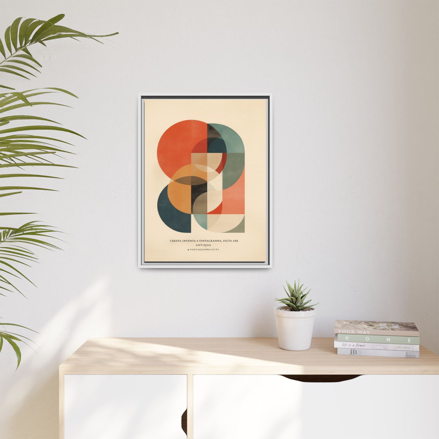 Abstract Geometric Art Print Vintage Poster | Museum-Quality Fine Art Print