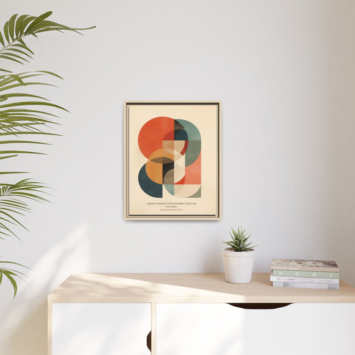 Abstract Geometric Art Print Vintage Poster | Museum-Quality Fine Art Print