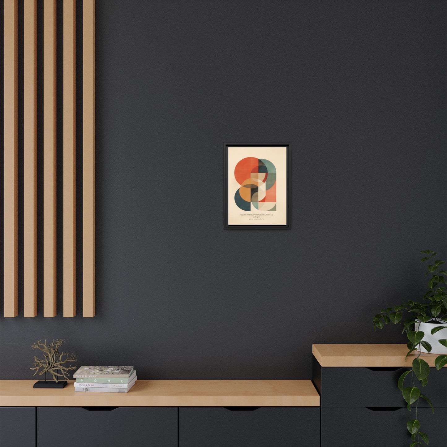 Abstract Geometric Art Print Vintage Poster | Museum-Quality Fine Art Print
