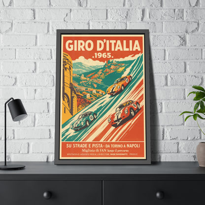Vintage Velocity Framed Poster | Museum-Quality Fine Art Print
