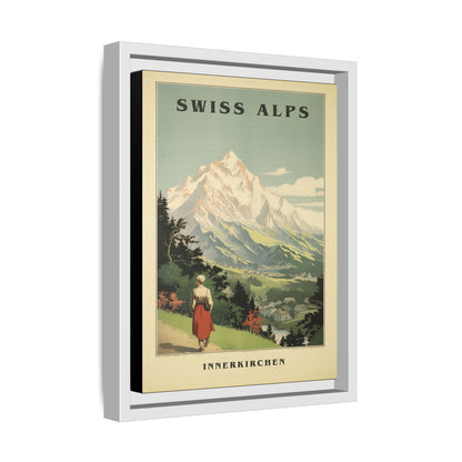 Swiss Alps Vintage Travel Poster | Fine Art Print