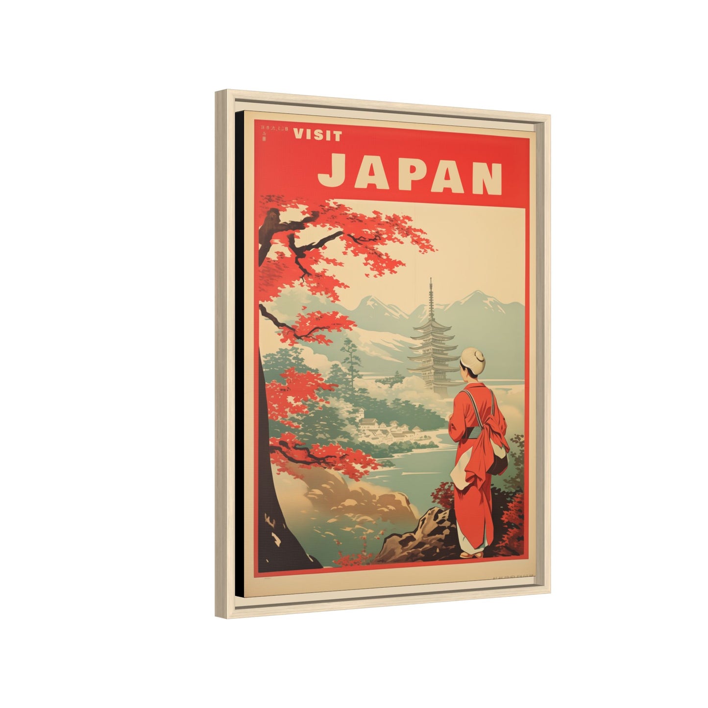 Visit Japan Vintage Poster | Museum-Quality Fine Art Print