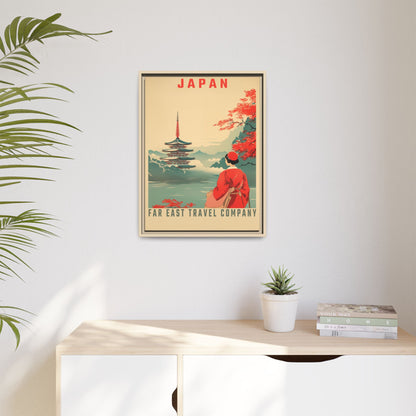 Japan Far East Travel Company Vintage Poster | Museum-Quality Fine Art Print