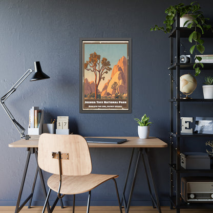 Framed Poster — Joshua Tree National Park Vintage Travel Art