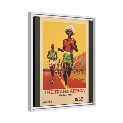 Trans-Africa Marathon 1957 Vintage Poster | Fine Art Print
