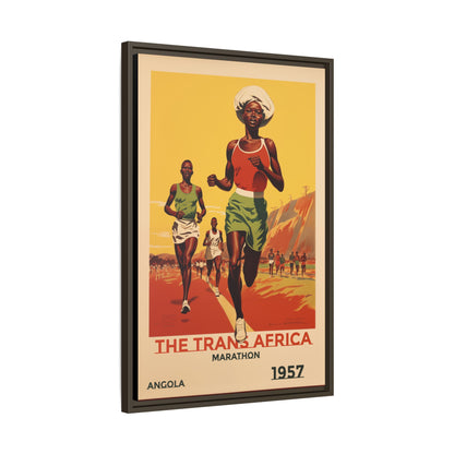 Trans-Africa Marathon 1957 Vintage Poster | Fine Art Print