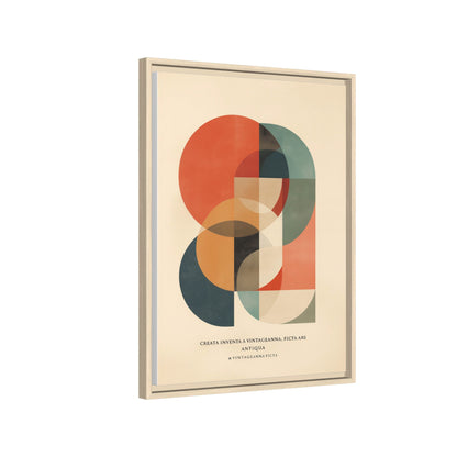 Abstract Geometric Art Print Vintage Poster | Museum-Quality Fine Art Print