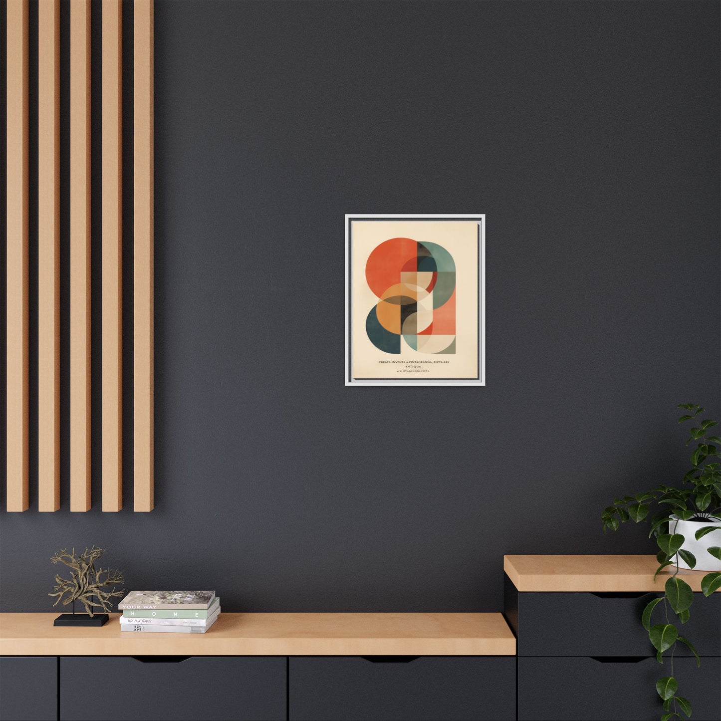 Abstract Geometric Art Print Vintage Poster | Museum-Quality Fine Art Print