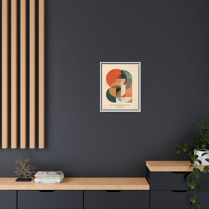 Abstract Geometric Art Print Vintage Poster | Museum-Quality Fine Art Print