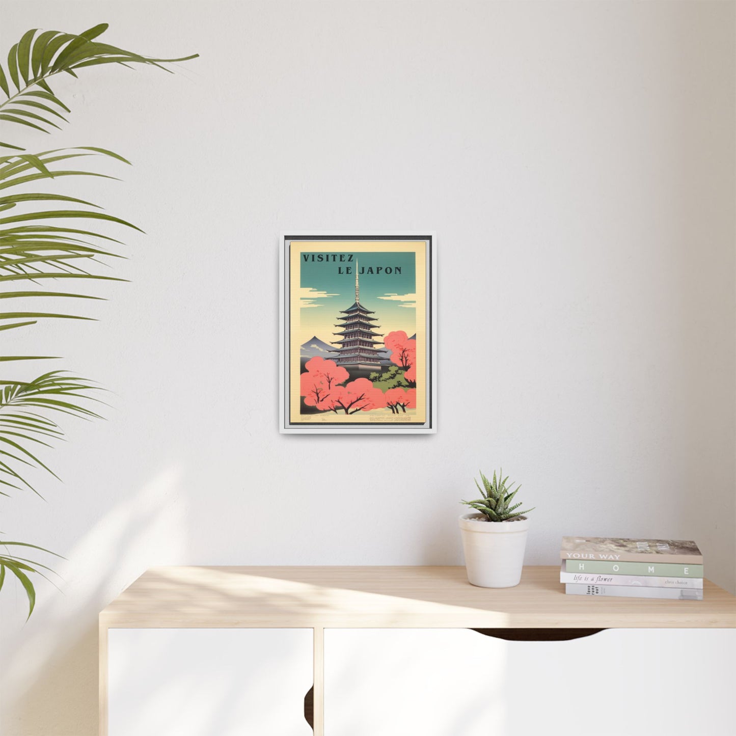 Visitez le Japon Japanese Travel Vintage Poster | Museum-Quality Fine Art Print