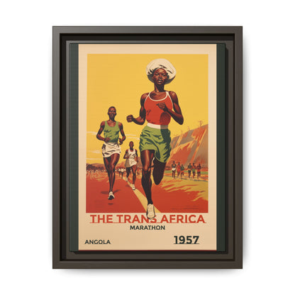 Trans-Africa Marathon 1957 Vintage Poster | Fine Art Print