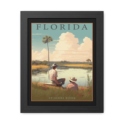 Vintage St. Johns River Wall Art – Timeless Florida Serenity