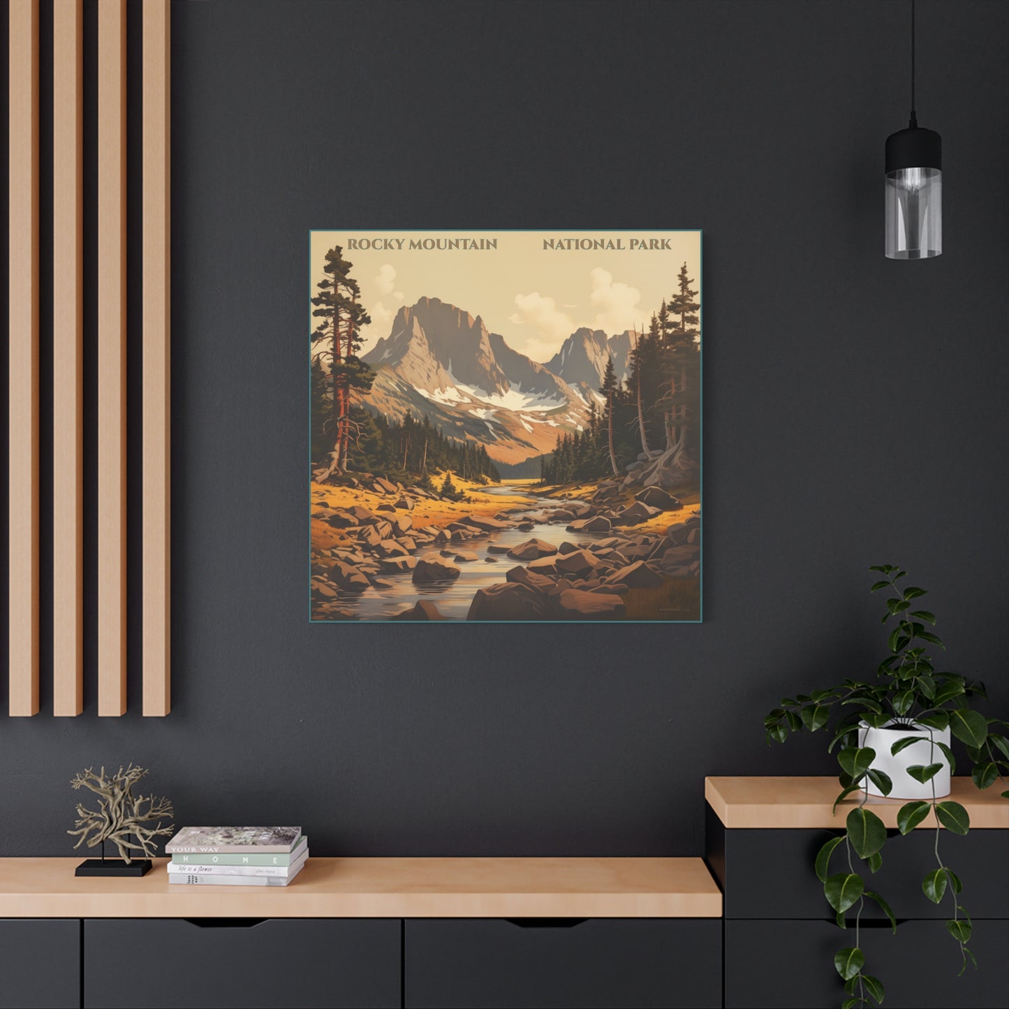 "Rocky Mountain National Park Stretched Matte Canvas" Matte Canvas, Stretched, 1.25"