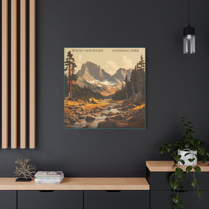 "Rocky Mountain National Park Stretched Matte Canvas" Matte Canvas, Stretched, 1.25"