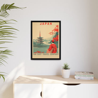 Japan Far East Travel Company Vintage Poster | Museum-Quality Fine Art Print