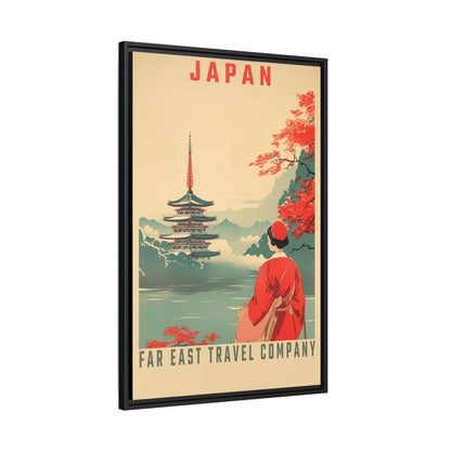 Japan Far East Travel Company Vintage Poster | Museum-Quality Fine Art Print
