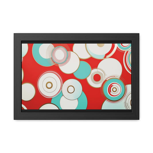 Bold Abstract Wall Art – Vibrant Framed Poster for Living Room, Kids' Space, or Office Decor | Modern Art Print in Multiple Sizes