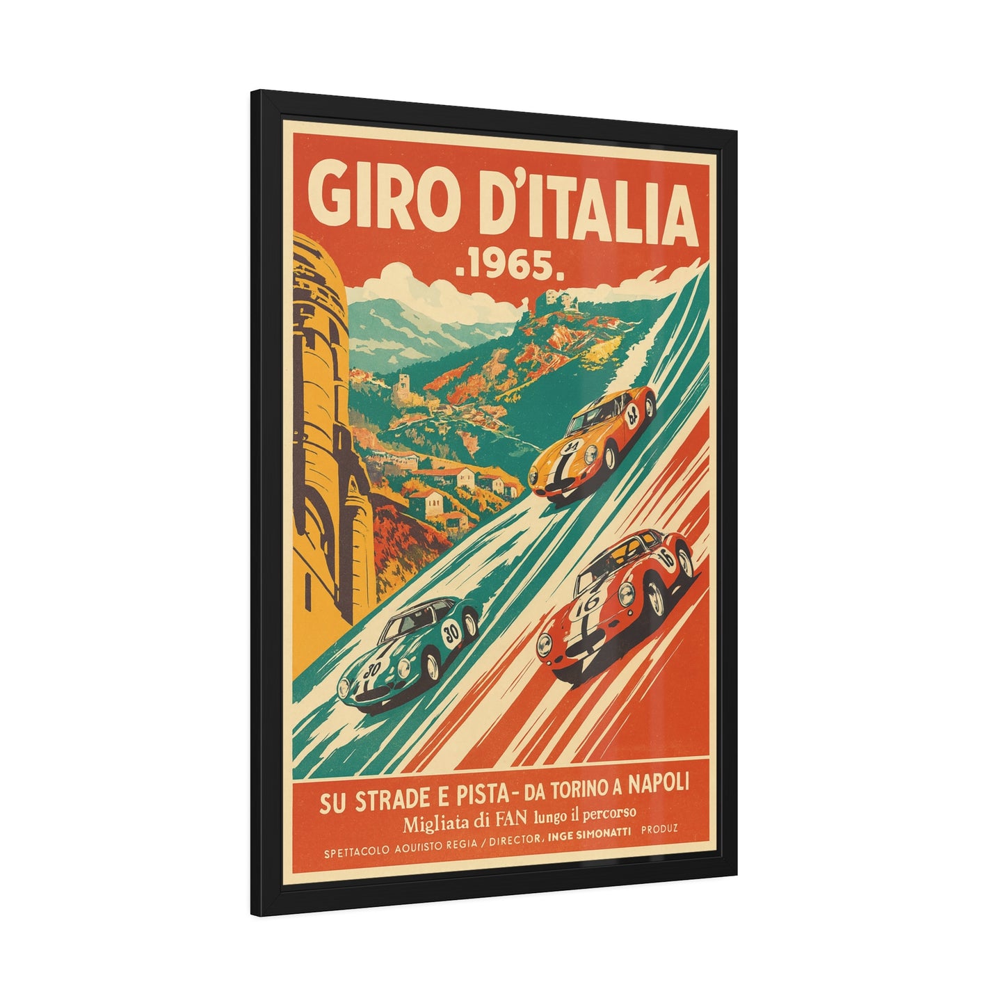 Vintage Velocity Framed Poster | Museum-Quality Fine Art Print