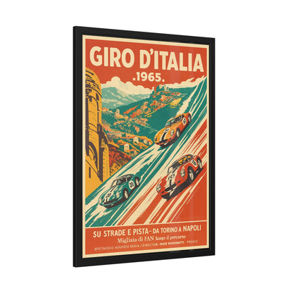 Vintage Velocity Framed Poster | Museum-Quality Fine Art Print