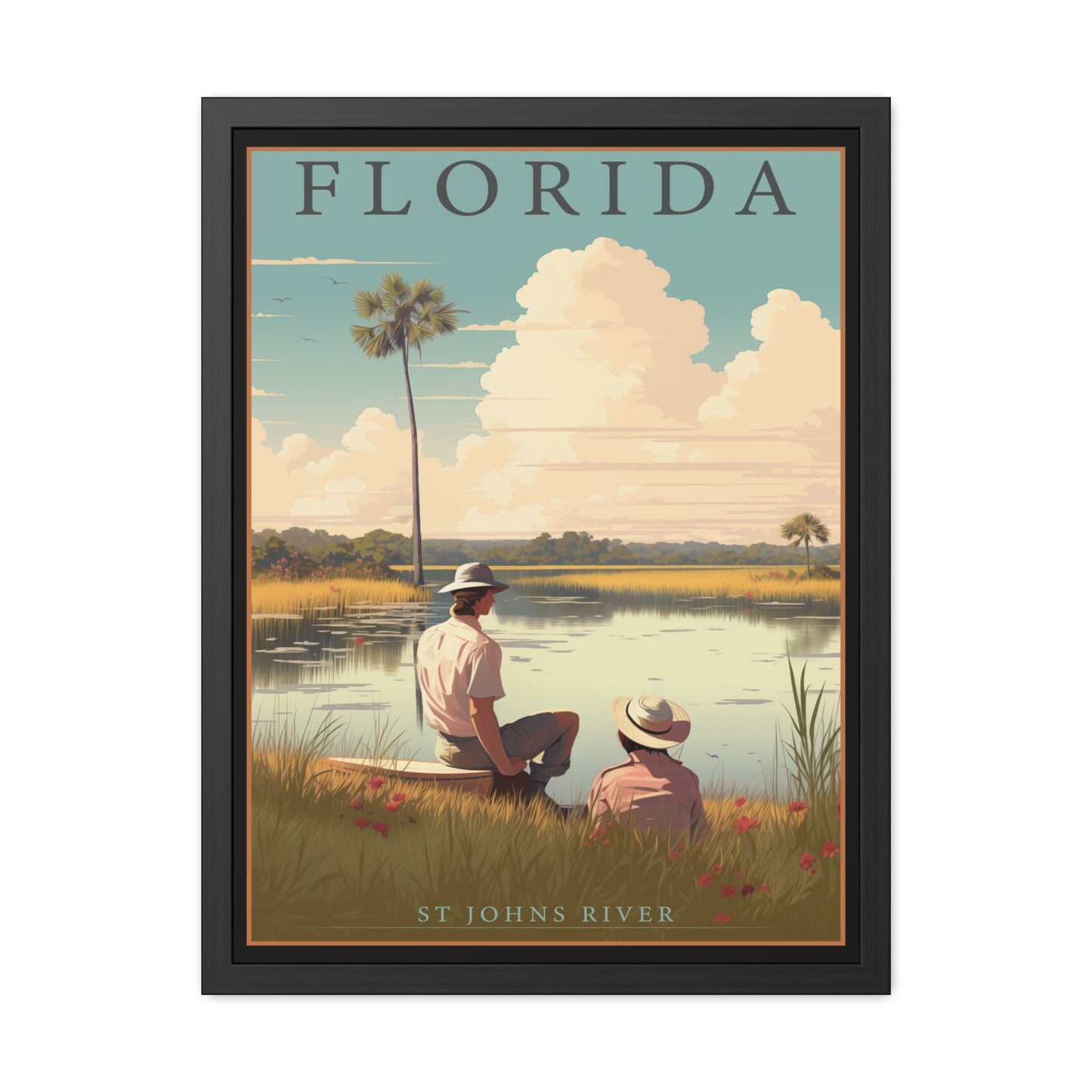 Vintage St. Johns River Wall Art – Timeless Florida Serenity