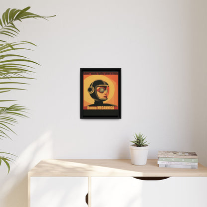 Donna Meccanica Retro Sci-Fi Vintage Poster | Museum-Quality Fine Art Print