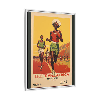 Trans-Africa Marathon 1957 Vintage Poster | Fine Art Print