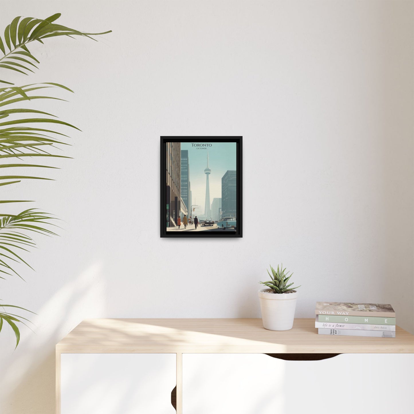 Toronto CN Tower Vintage Travel Poster | Museum-Quality Fine Art Print