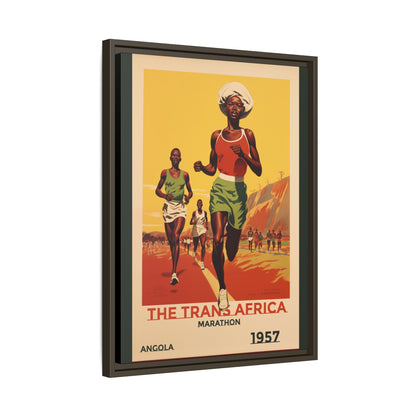 Trans-Africa Marathon 1957 Vintage Poster | Fine Art Print
