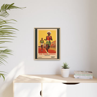 Trans-Africa Marathon 1957 Vintage Poster | Fine Art Print