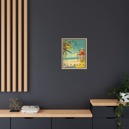Naples Florida Vintage Beach Poster | Museum-Quality Fine Art Print