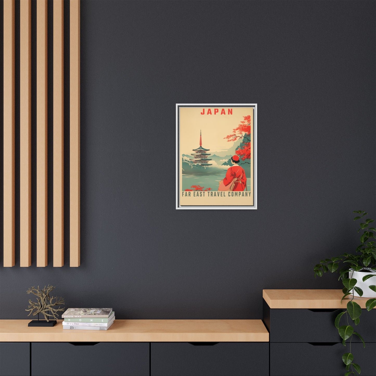 Japan Far East Travel Company Vintage Poster | Museum-Quality Fine Art Print