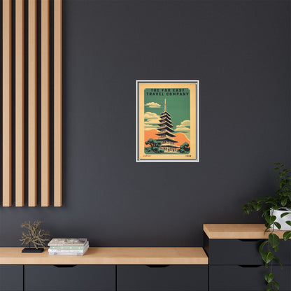 Japan Pagoda Vintage Poster | Museum-Quality Fine Art Print