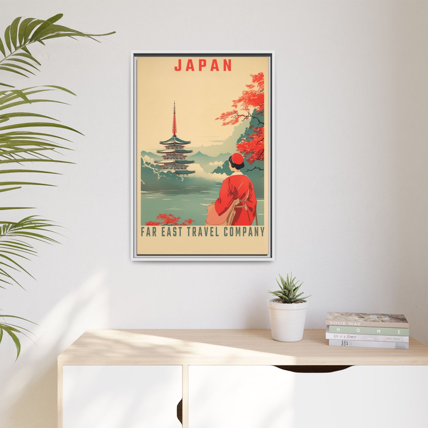 Japan Far East Travel Company Vintage Poster | Museum-Quality Fine Art Print
