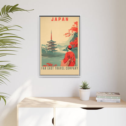 Japan Far East Travel Company Vintage Poster | Museum-Quality Fine Art Print