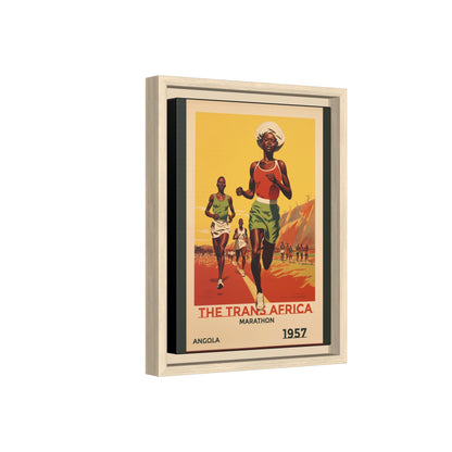 Trans-Africa Marathon 1957 Vintage Poster | Fine Art Print