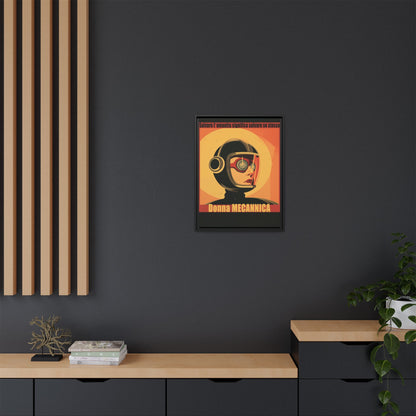 Donna Meccanica Retro Sci-Fi Vintage Poster | Museum-Quality Fine Art Print